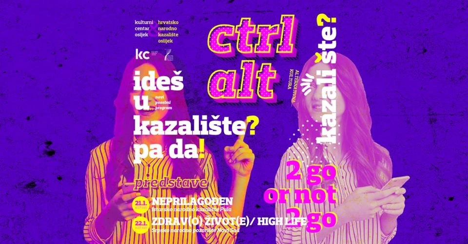Ctrl Alt - novi kazališni ciklus u Osijeku!