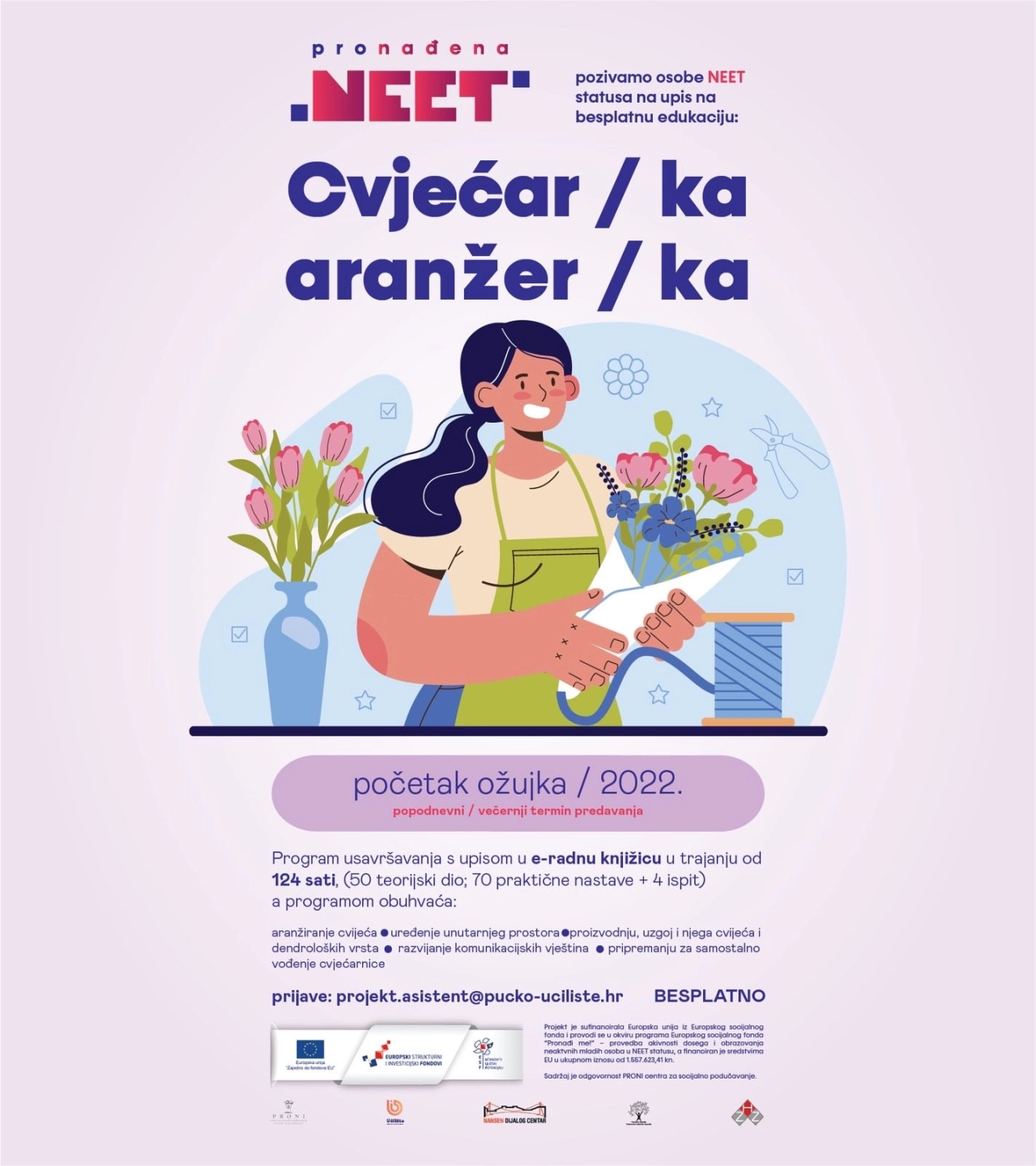 Besplatna edukacija: Cvjećar / aranžer