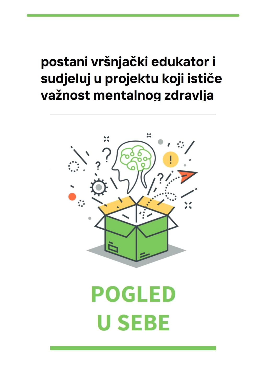 Postani vršnjački edukator koji promiče važnost mentalnog zdravlja