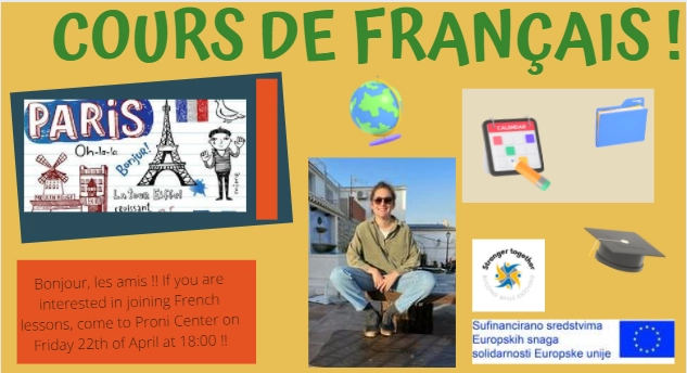 Uključi se na tečaj francuskog jezika