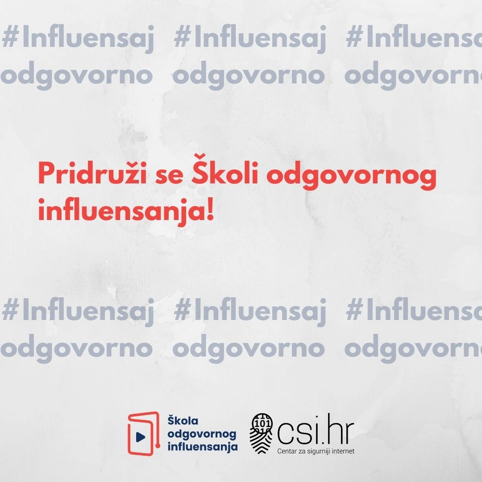 Pridruži se Školi odgovornog influensanja