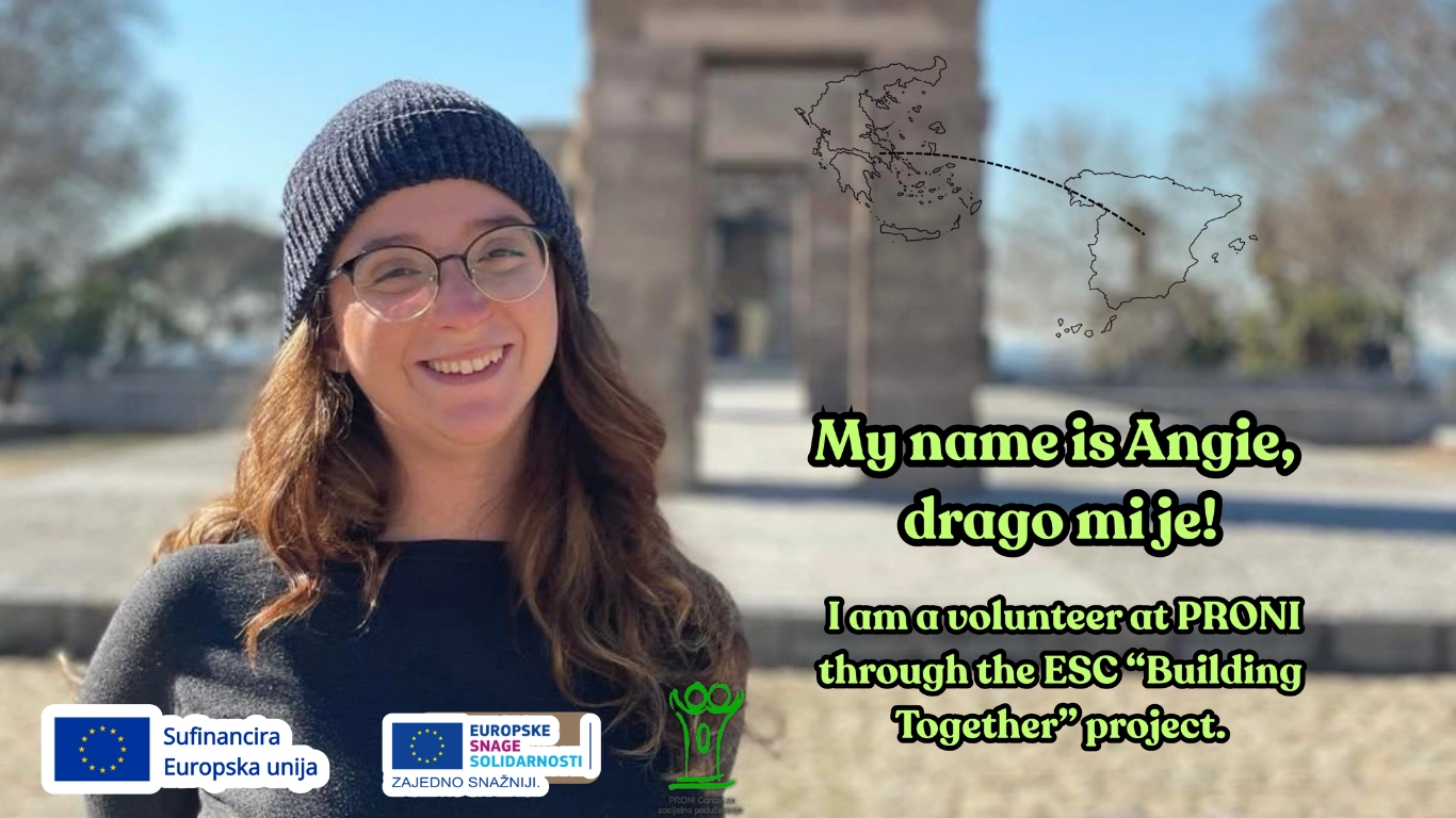 Upoznajte našu novu volonterku Angie