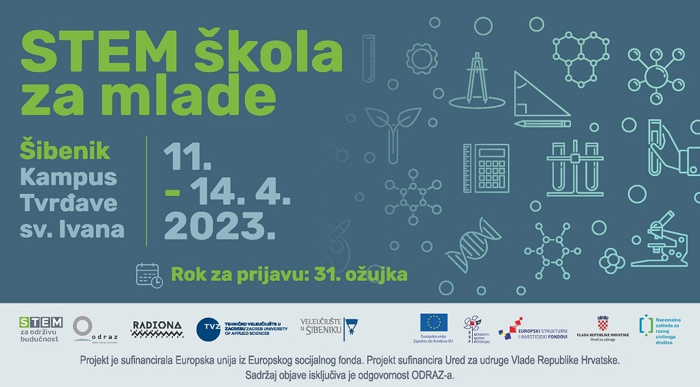 Prijavite se na besplatnu „STEM školu za mlade“ u Šibeniku!