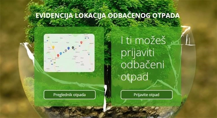 Prijavite lokaciju nepropisno odbačenog otpada!