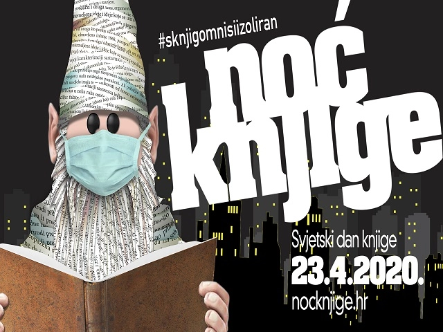 NOĆ KNJIGE 2020. UZ BROJNE VIRTUALNE PROGRAME I S PORUKOM S KNJIGOM NISI IZOLIRAN!