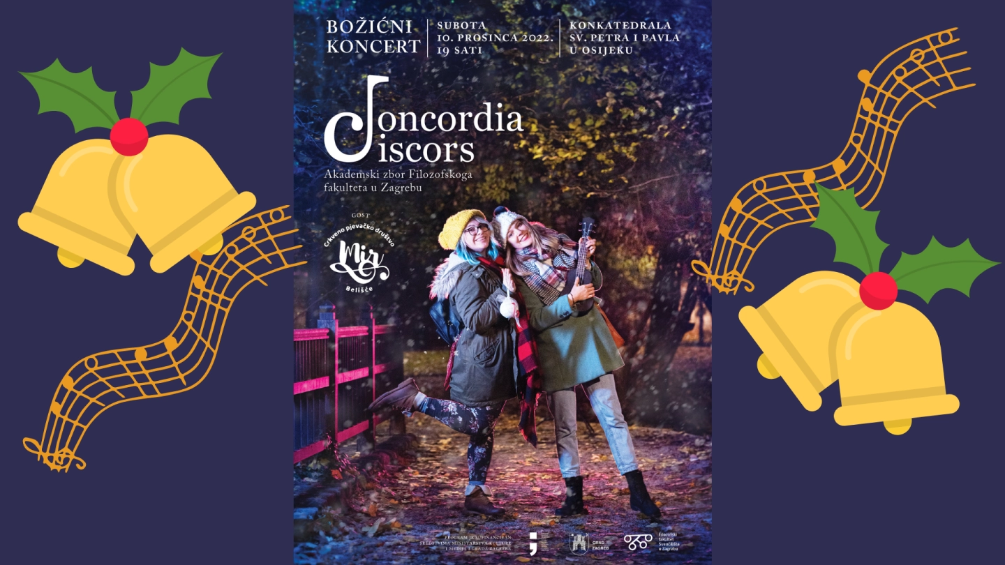 Čuveni zbor Concordia discors ima Božićni koncert u Osijeku!
