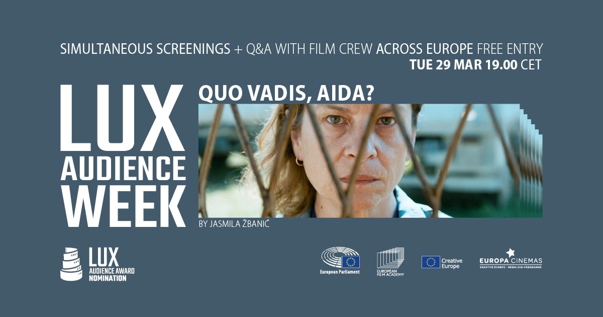 Poziv na besplatnu projekciju filma Quo Vadis, Aida