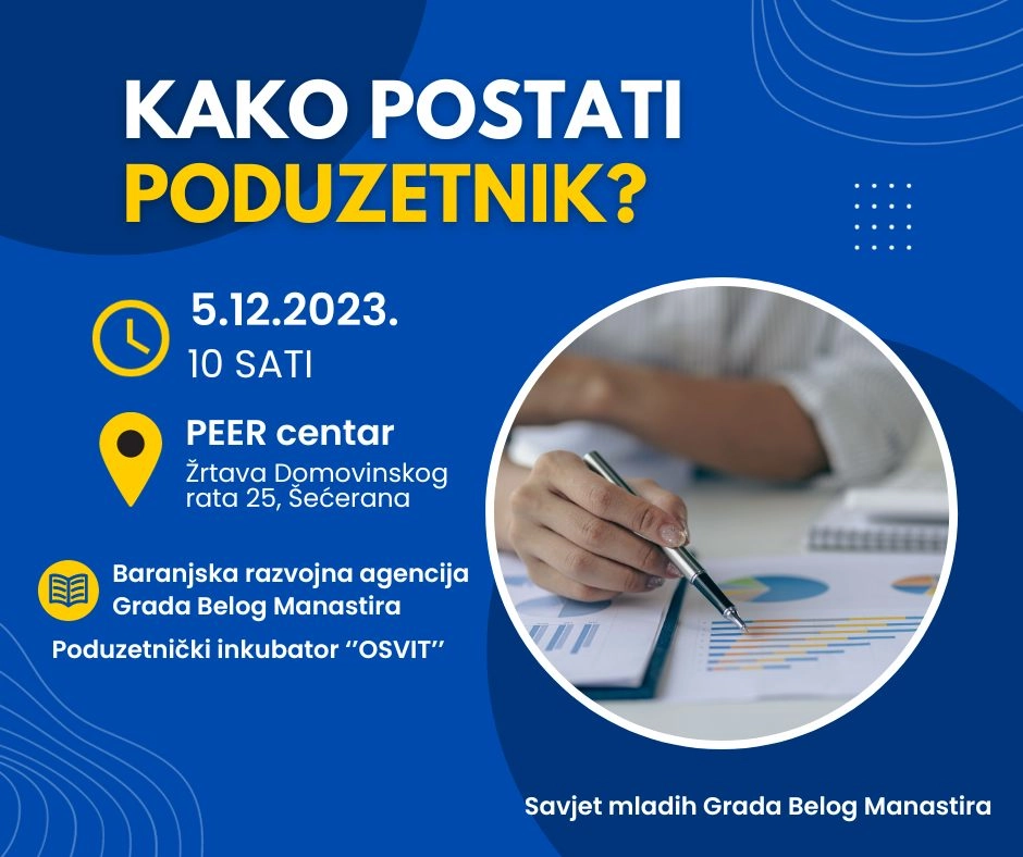 Poziv na predavanje: Kako postati poduzetnik?