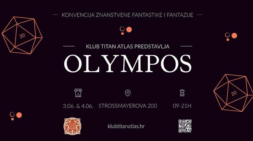 Klub Titan Atlas organizira SF konvenciju nagradnih igara, kvizova i radionica „Olympos”