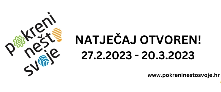 Otvoren sedmi “Pokreni nešto svoje” natječaj!