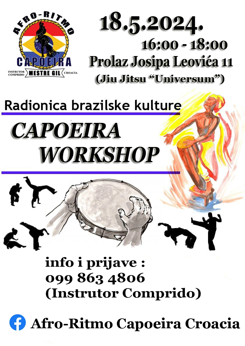 Besplatna radionica brazilske Capoeire u Osijeku