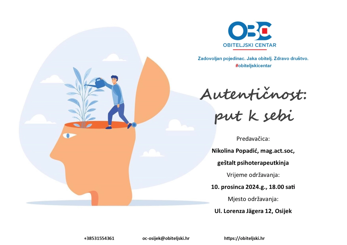 Predavanje za mlade na temu autentičnosti