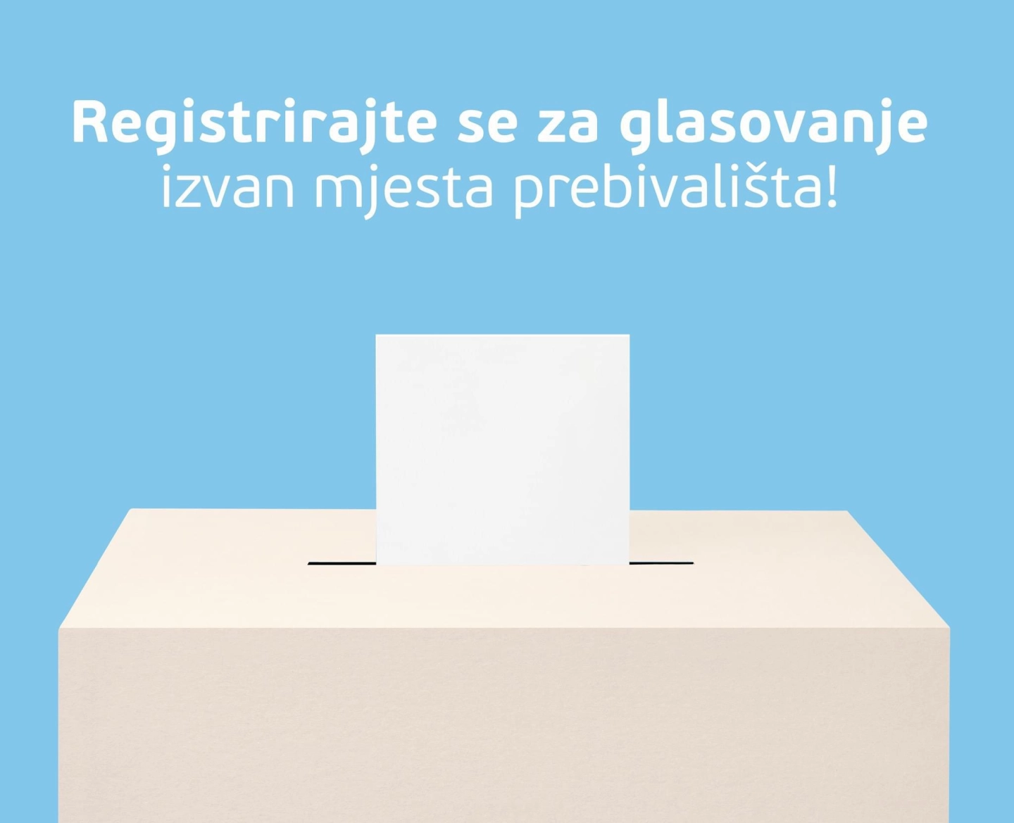 Glasovanje izvan mjesta prebivališta