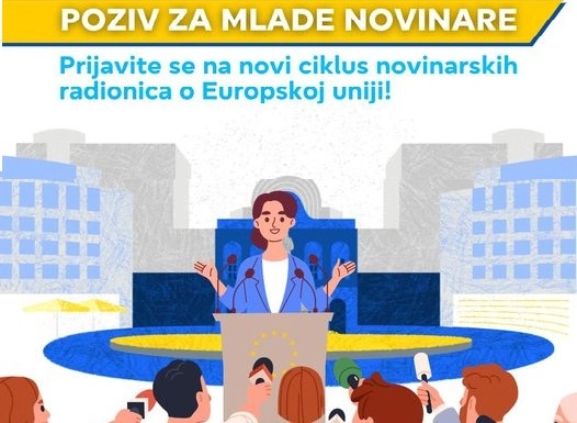 Mladi novinari, usvojite znanja i vještine ključne za rad, uz mogućnost odlaska u Bruxelles