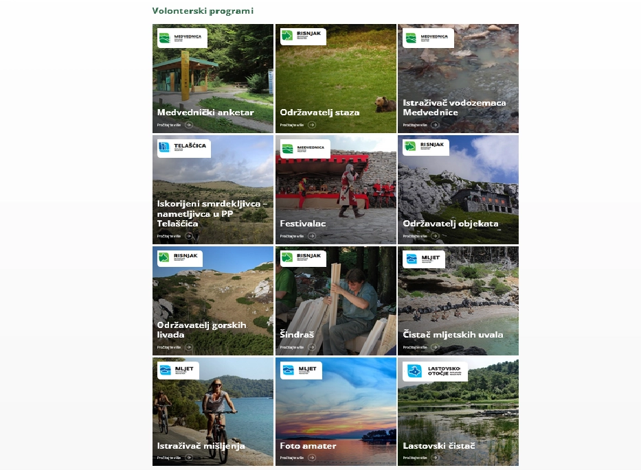 Volontiranje u nacionalnim parkovima