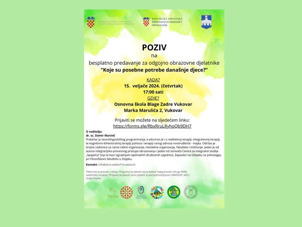 Koje su 'posebne potrebe' današnje djece?