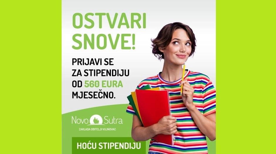 Natječaj za stipendiranje studenata za akademsku 2024./2025. godinu