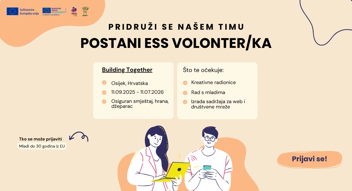 Postani ESS volonter i dio PRONI tima