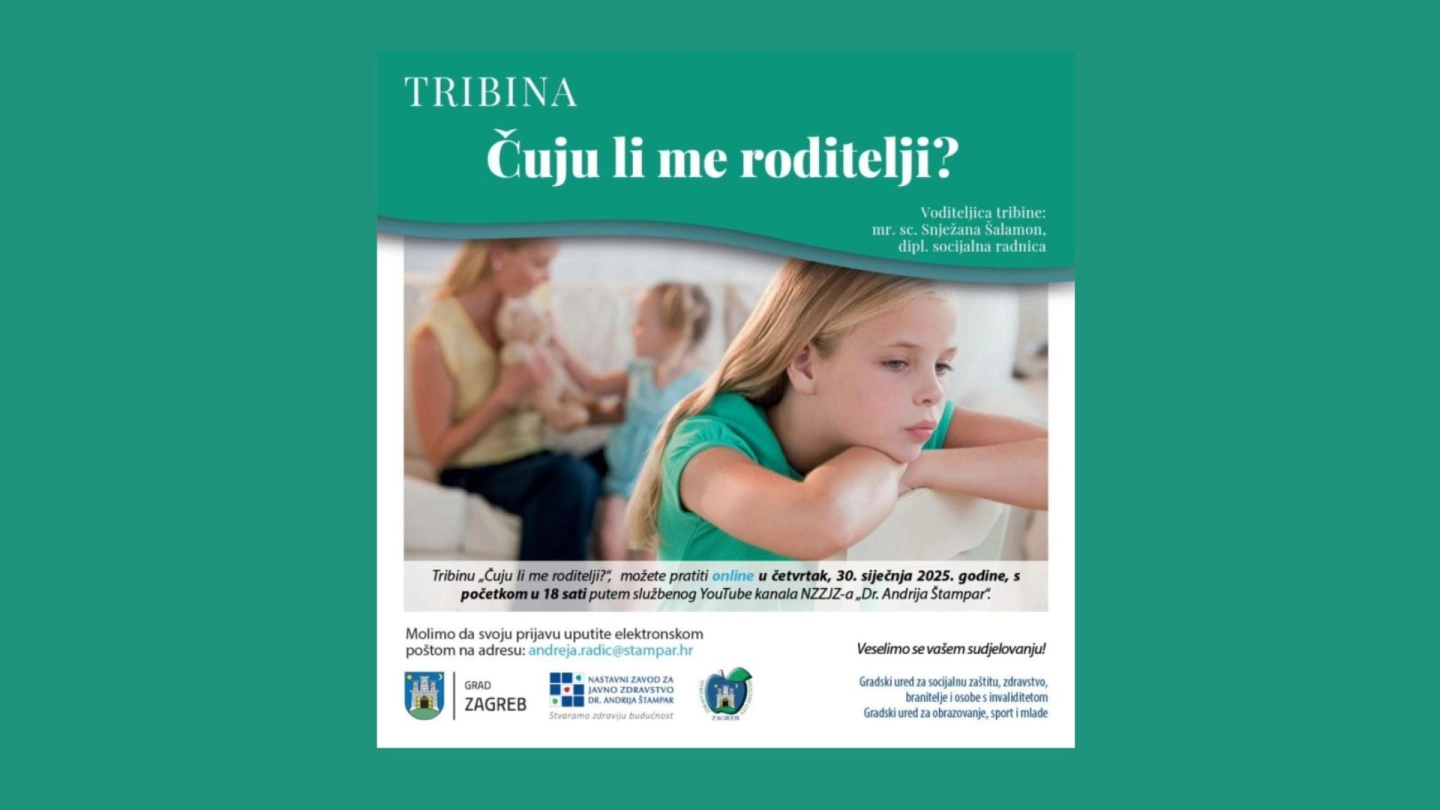 Tribina “Čuju li me roditelji?” - online