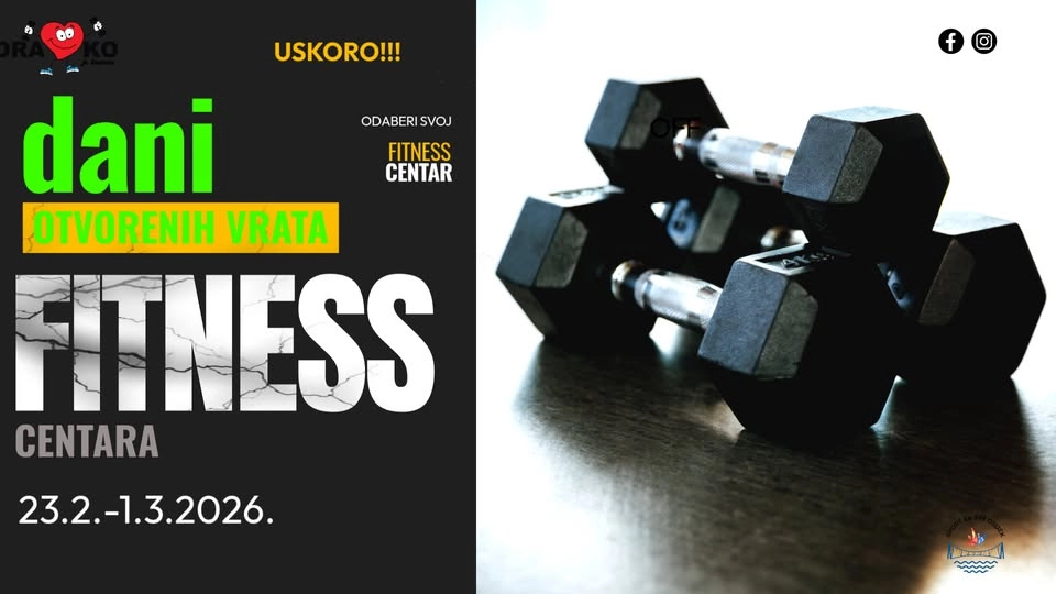 Dani otvorenih vrata fitness centara, 23. veljače - 1. ožujka