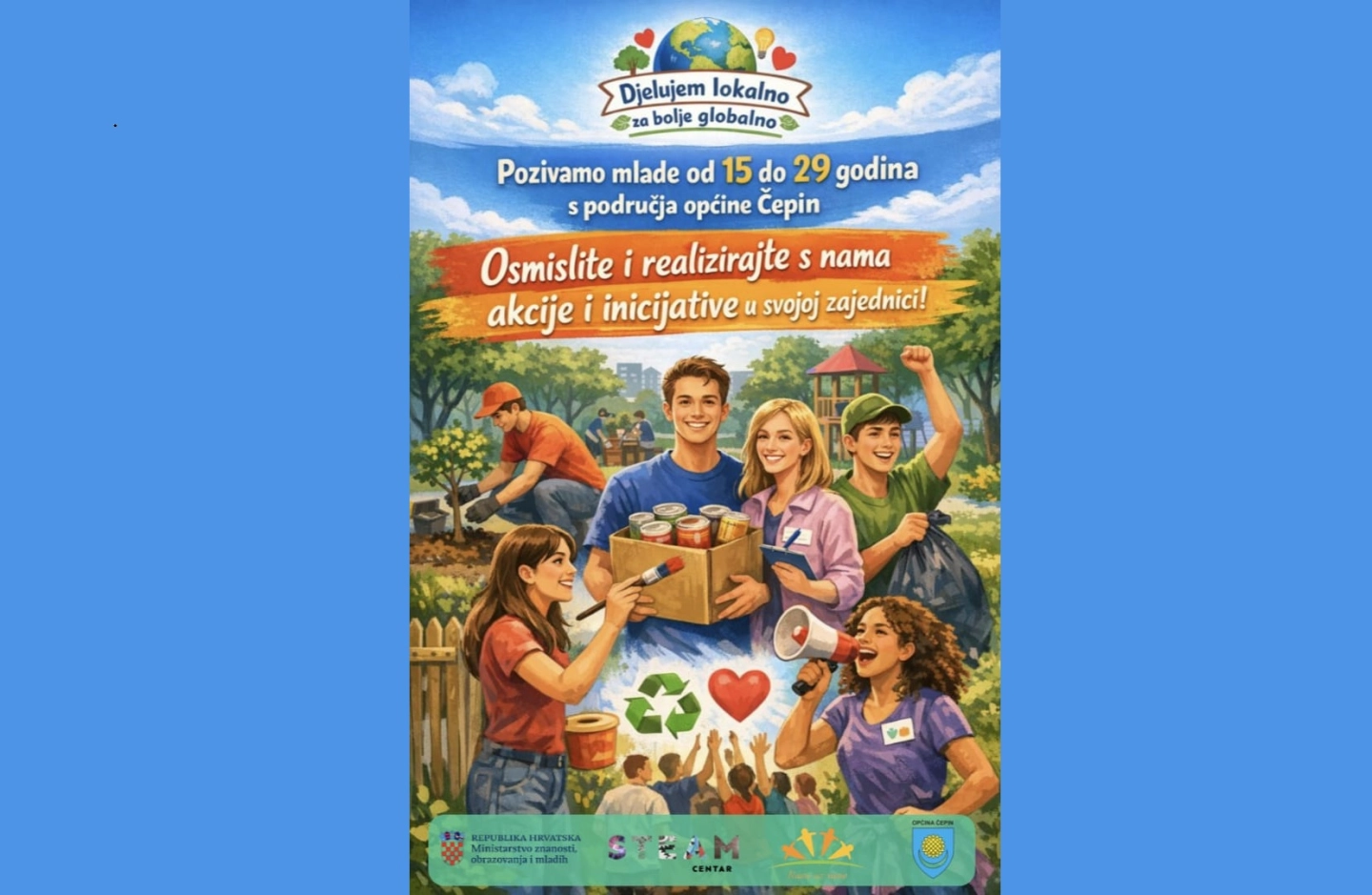 Djelujem lokalno za bolje globalno - Poziv mladima