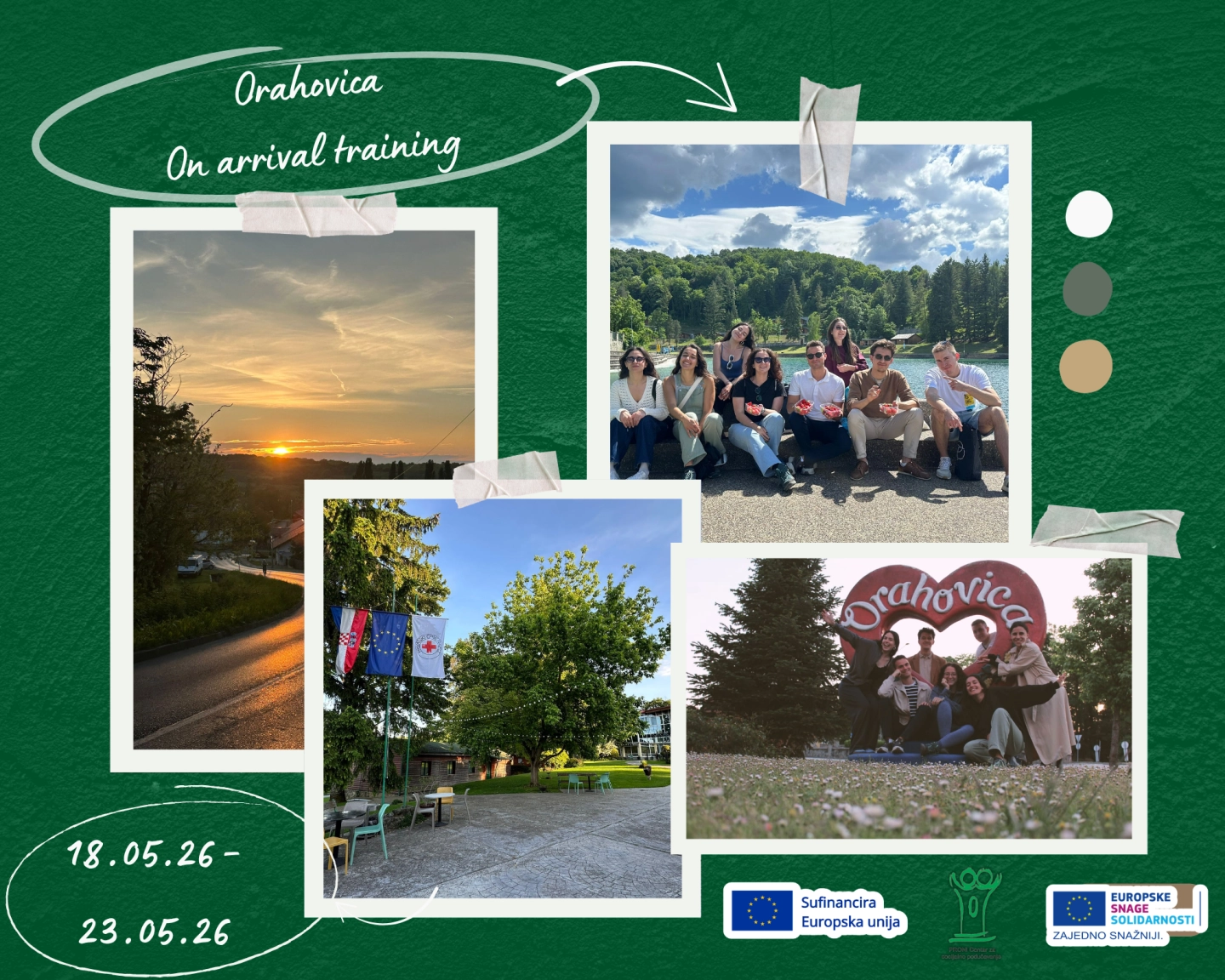 Moje iskustvo sudjelovanja na On arrival treningu u Orahovici