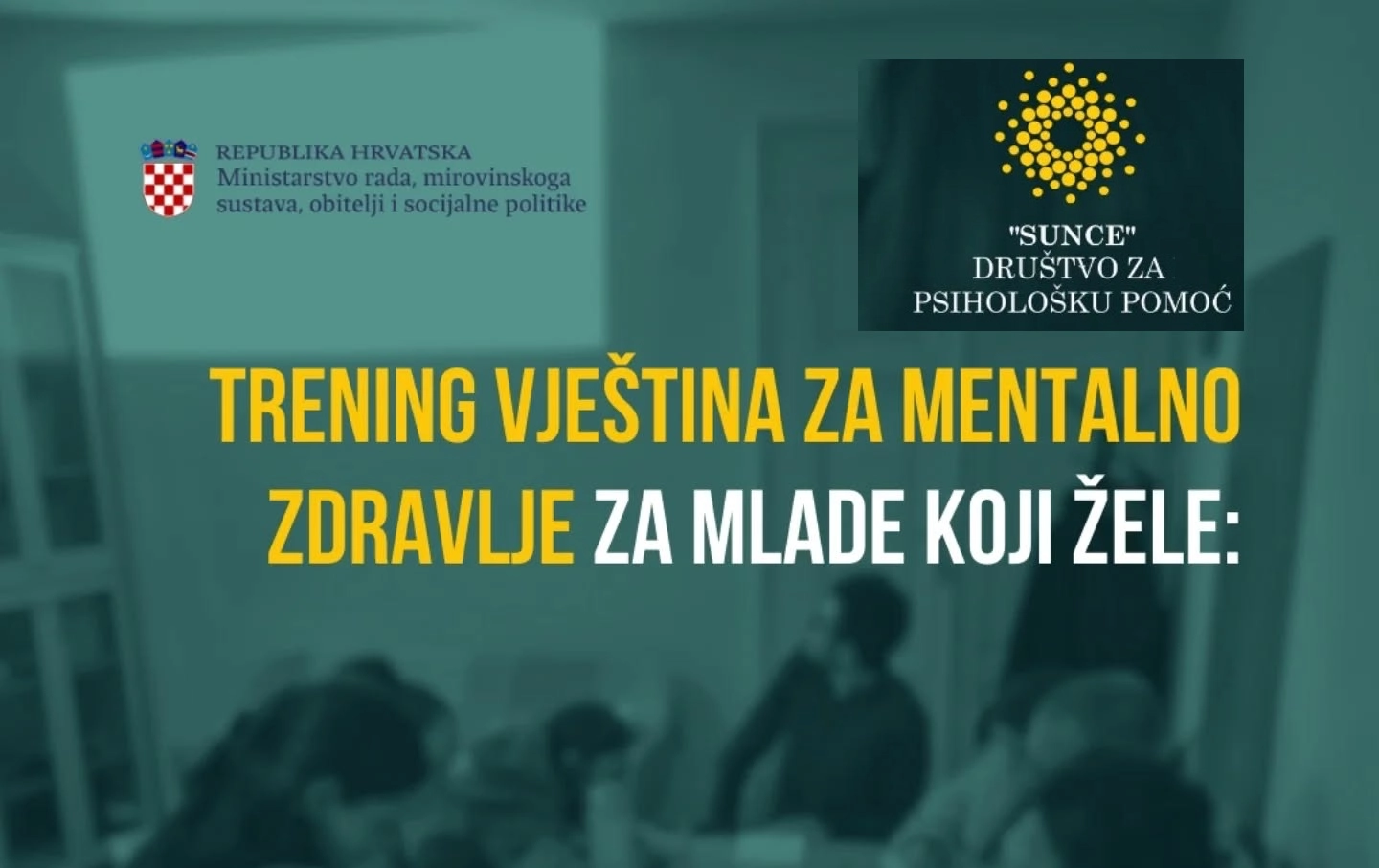 Priključi se POSLJEDNJEM ciklusu besplatnih radionica za mlade (18–30)!
