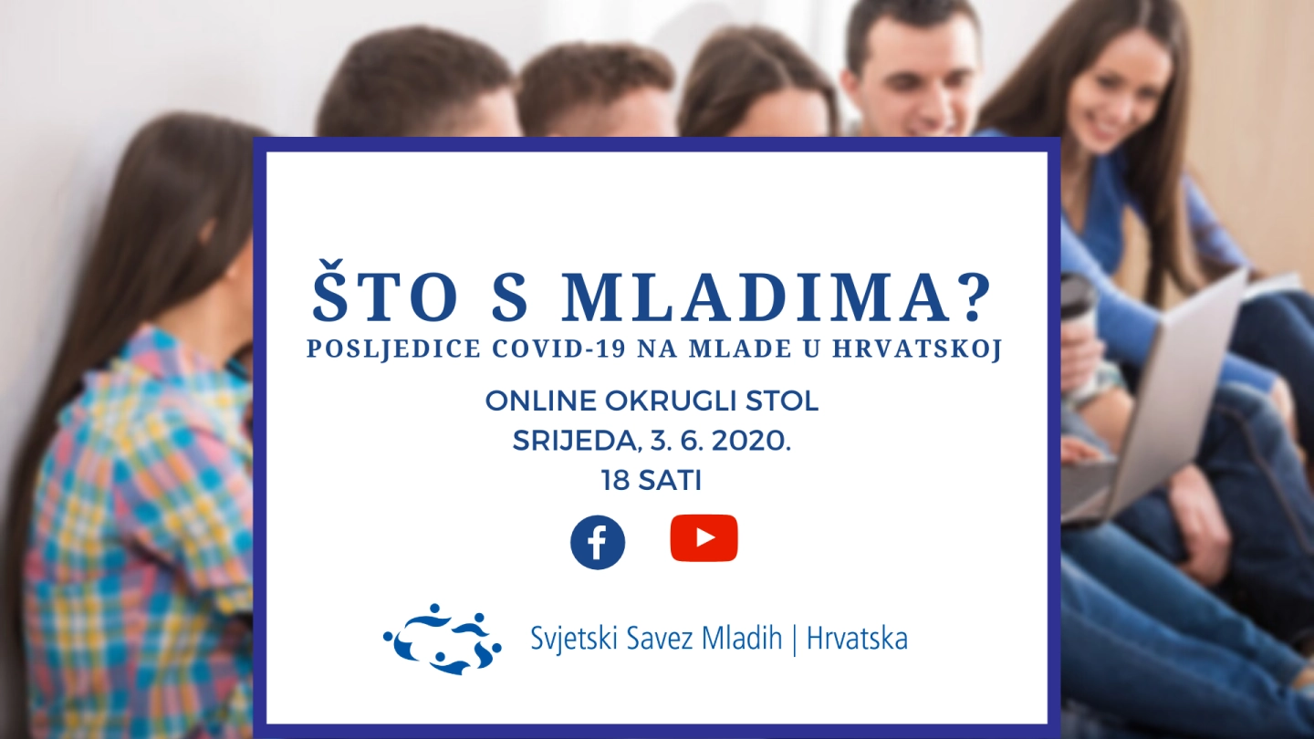SSMH otvara javnu raspravu o utjecaju COVID-19 na mlade u Hrvatskoj